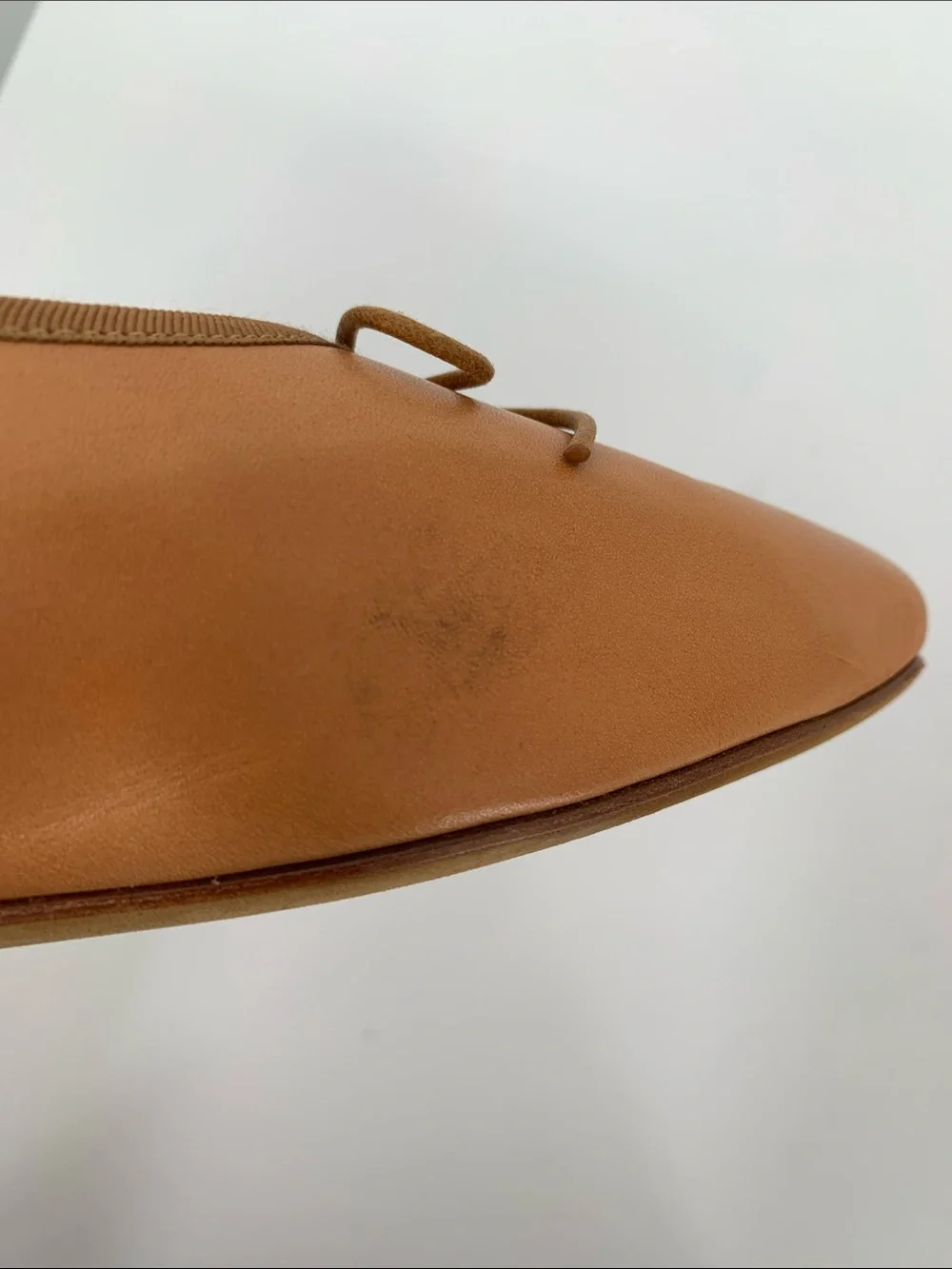Mansur Gavriel Dream ballet flat shoe leather slip-on bow preppy brown new 39 9 - Picture 8 of 8